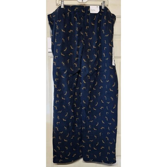 Goodfellow NWT size LT microfleece pajama pants hunting deer antlers - Picture 3 of 6